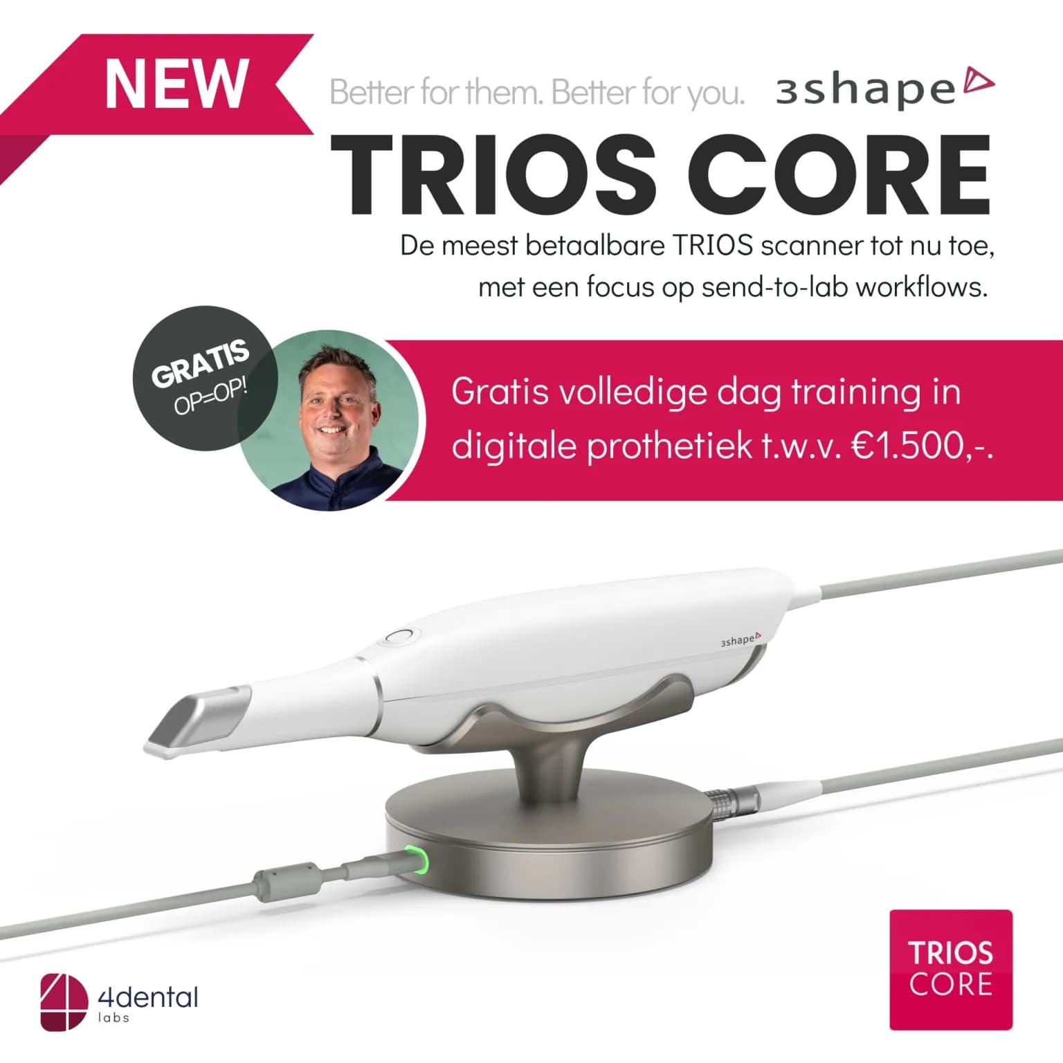 3Shape TRIOS Core scanner